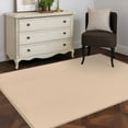 thumbnail image 4 of Khaki Solid Color Area Rugs Collection 2.7'x5', Aesthetics Contemporary Luxury Non Slip Indoor Rectangle Throw Runner Rug Floor Mat Carpet for Living Room Dining Table Bedroom Nursery, 4 of 9