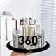 thumbnail image 5 of Organizador de escritorio giratorio con cinco compartimentos para maquillaje, cosméticos, bolígrafos y lápices. Ideal para escritorio, oficina, tocador o el hogar., 5 of 6