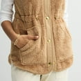 thumbnail image 3 of Women's Sonoma Goods For Life Sherpa Snap-Through Vest Color: Olympic Green Size: X LARGE, 3 of 4