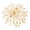 Gold 2, variant on Elegant Sun Goddess Embossed Brooch In Gold And Silver Zinc Alloy Design