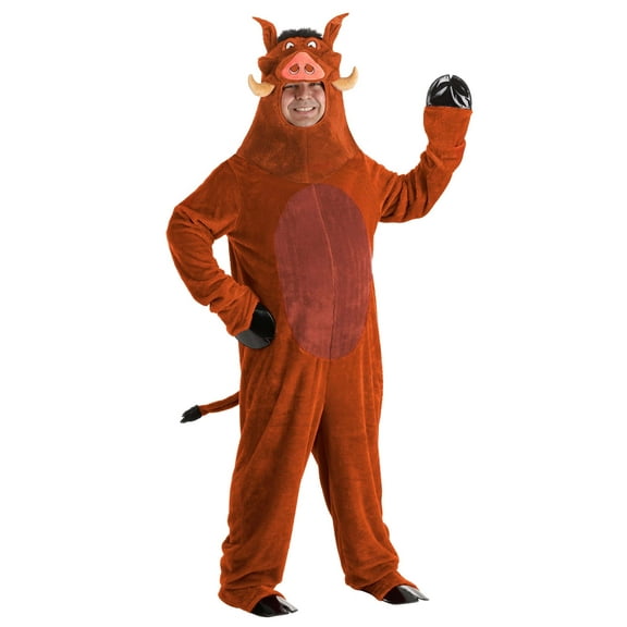 Plus Size Disney The Lion King Pumbaa Costume for Men