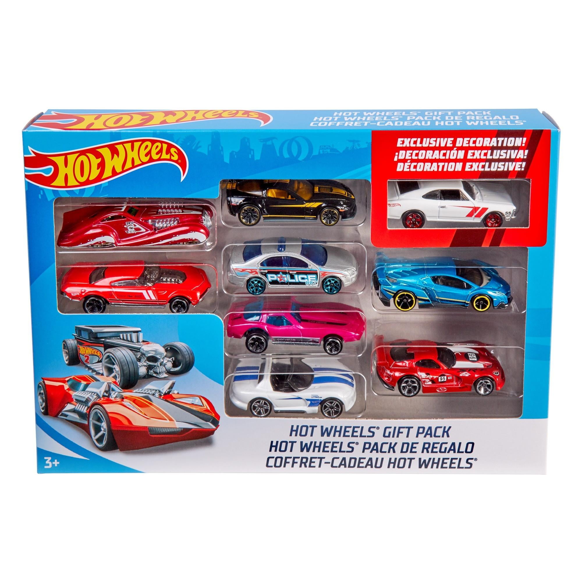 Mattel Hot Wheels 9 Car Cars Gift Pack Styles May Vary