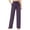 *Purple, variant on Women's High Waist Wide Leg Yoga Pants With Drawstring, Casual Loose Fit Pant With Pockets Purple,Womens Plus XL