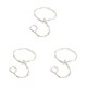 thumbnail image 5 of Minnieouse Anklets Sea Star Pearl Crystal Foot Ring Hanging Chains Mittens Girls Wedding with Decor Pendent Bracelets Finger Toe Type1 NO1 Minnieouse  CBP461802, 5 of 6