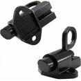 thumbnail image 4 of Door Latch 4 Pieces Door Latch Automatic Gate Lock Exterior Door Lock Window Latch Spring Latch Bolt Black Aluminum Door Latch With Screws, 4 of 5