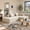 Beige, variant on Meeyar 91" Boneless Modular Sectional Sofa with L Shaped Chaise, Cloud Couch for Living Room, Carbon Black