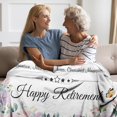 thumbnail image 6 of Retirement Gifts Blanket,Happy Retirement Gifts for Women,Retirement Gifts for Men,Coworker Goodbye Best Retirement Gifts Ideas Retired Throw Blankets Flannel Blanket 50"x 60", 6 of 6