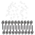 thumbnail image 1 of 60 unids/set Sunnimix anzuelo de pesca Stop Beads Ronnie pesca 20 piezas Boilie cebo tornillos bloque pesca cebo Tapón Blanco, 1 of 7