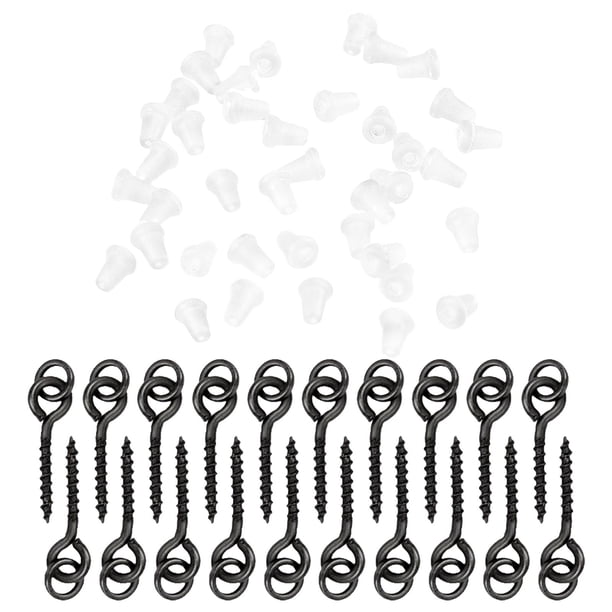 Tornillo de pesca Ronnie Fishing, 2 unidades, tapón para boilies de anzuelo de 13 mm, anzuelo de manivela de pesca Blanco