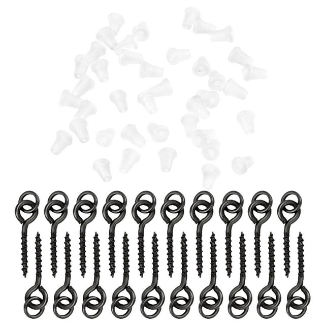 60 unids/set Sunnimix anzuelo de pesca Stop Beads Ronnie pesca 20 piezas Boilie cebo tornillos bloque pesca cebo Tapón Blanco