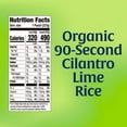 thumbnail image 6 of (6 pack) Lundberg Organic Cilantro Lime Rice - Microwave Ready in 90 Seconds, 8oz Pouch, 6 of 18