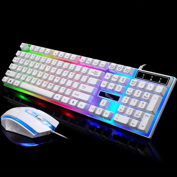 G21 Wired Usd Illuminated Keyboard And Mouse Set Computer Manipulator Backlit Keyboard And Mouse Set Walmart Com Walmart Com