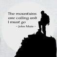 thumbnail image 3 of CafePress - Mountains Calling T Shirt - Light T-Shirt - CP, 3 of 4
