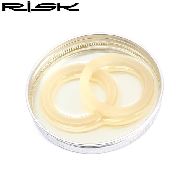 Espuma sellada con aceite para horquilla delantera RISK 2x anillo de absorción de polvo de esponja para bicicleta (35 mm) JShteea Accesorios para bicicletas