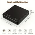 thumbnail image 6 of Digital Coffee Scale with Timer LED Screen Espresso USB 3kg Max.Weighing 0.1g High Precision Measures in Oz/ml/g Kitchen Scale, 6 of 6