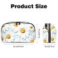 thumbnail image 5 of Daisy Waterproof Oxford Cloth Storage Pouch Cable Organizer Cord Organizer Travel Small Bag 5.9x9.44x3.14 in, 5 of 6