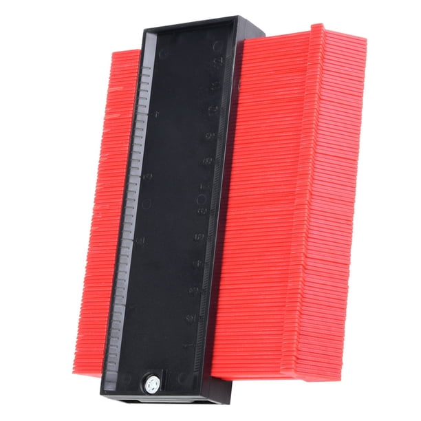 Calibrador de contorno, Calibrador de duplicación de contorno, Herramientas generales Calibrador de perfil irregular Copia de borde Herramienta de carpintería Accesorio para un ajuste perfecto y corte Ecomeon no