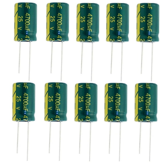 10PCS Electrolytic Capacitor Kit Enough Voltage for Audio Amplifiers, Inverters, Vehicles Capacitor