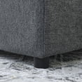 thumbnail image 4 of Williamspace 130" Modular Sectional Sofa Modern 4 Seat Upholstered Convertible Sofa Couch Comfy Fabric Sofa for Living Room Apartment, Grey, 4 of 5