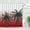 18, variant on Palm Trees Shower Curtains Tropical Plant Koi Creative Design Hand Painted Art Home Wall Decor Cloth Bathroom Bath Curtain Sets