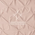 thumbnail image 4 of Noble Linens Blush Pinch Pleat 3-Piece Duvet Cover Set, King/Cal King, 4 of 9