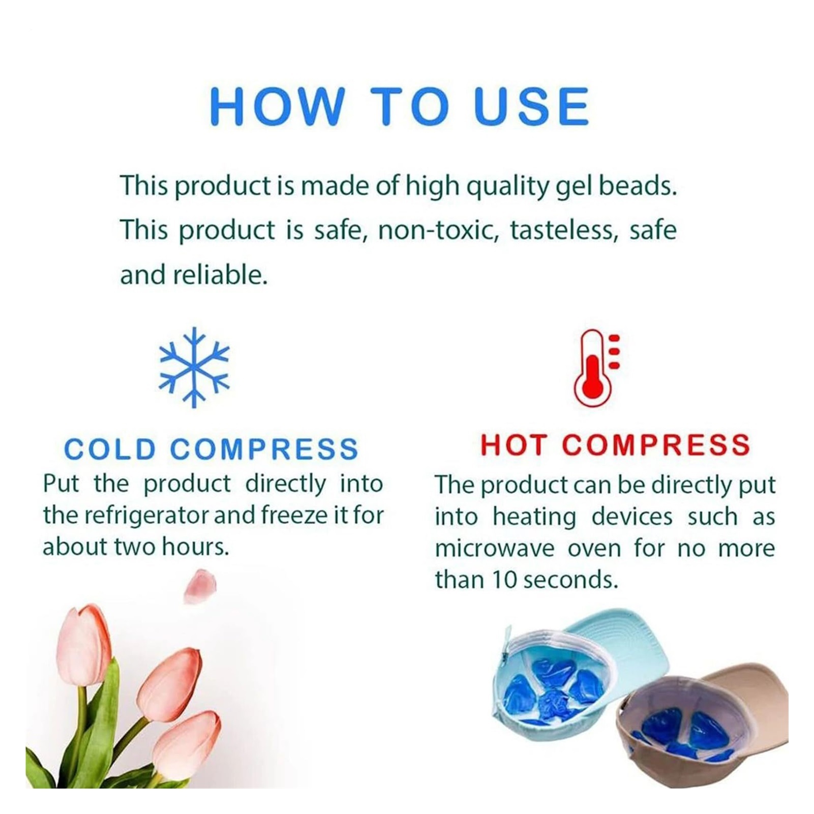 3PCS Ice Pack for Hat,Breathable Hat Packs Insert, Reusable Cooling Gel Packs for Hat,for Camping