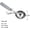 #6 / 5.3 oz, variant on Portion Scoop - #8 (4 oz) - Disher, Large Ice Cream Scoop with Trigger, Cookie Scoop, Food Scoop, Muffin Scoop - Portion Control - 18/8 Stainless Steel, Grey Handle