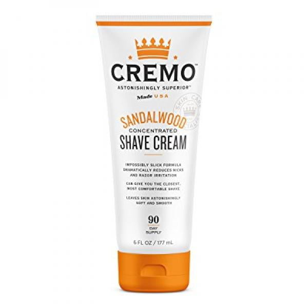 Cremo Astonishingly Superior 6 Fl. Oz. Sandalwood Shave Cream