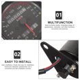 thumbnail image 5 of KAKOWELY Motorcycle Speedometer Motorcycle Modified Small Instrument Motorcycle Odometer,3.54X"X3.54"X3.15", 5 of 5