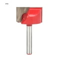 thumbnail image 2 of Woodworking Milling Cutter Bottom Cleaning Router Bit, Tungsten Steel Slotting Router Bit Set Wood MDF PVC, 6mm Shank for CNC Engraving Machine, 2 of 7
