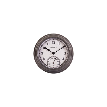Chaney Instrument Acurite Wall Clock/Thermometer - Pack of 8