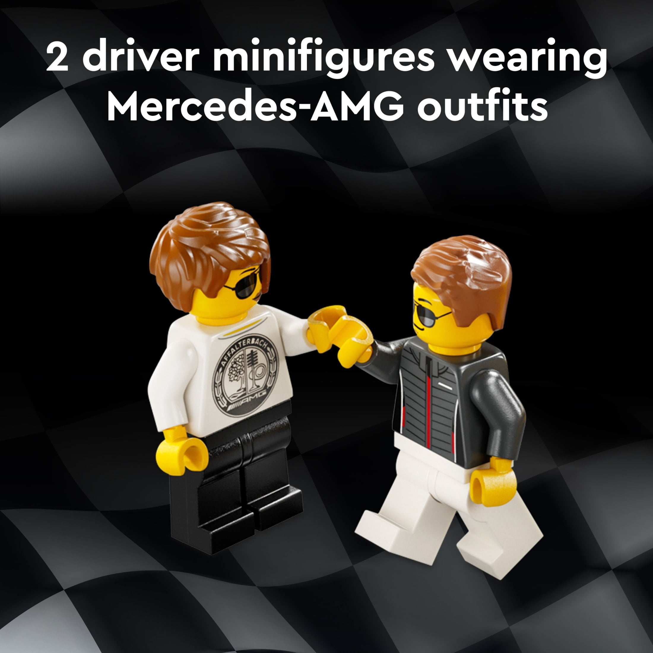 LEGO Speed Champions Mercedes-AMG G 63 & Mercedes-AMG SL 63 Toy Cars - Building Toys Set for Boys & Girls, Ages 10+ - Gift for Birthdays - W/ 2 Minifigures - 76924