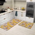 thumbnail image 4 of Lemon Kitchen Rug Sets of 2 Non Slip Washable, Lemon Kitchen Mat Set Home Decor Summer Kitchen Mats and Rugs, 4 of 6