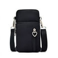 thumbnail image 2 of Factory Direct Crossbody Mobile Phone Bag Vertical Fabric Mini Small Bag Wrist Arm Mobile Phone Bag Three-Layer Coin Wallet, 2 of 7