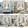 thumbnail image 3 of Nautical Anchor Swag Valances for Windows, Kitchen Window Curtains Over Sink, Vintage Coastal Rudder Farmhouse Beige Window Treatment Curtains for Living Room/Bedroom Curtains 2 Panel Sets 36"x45", 3 of 8