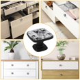 thumbnail image 7 of 4 Pcs Cabinet Handle Drawer Pulls Grey Camouflage Knobs with Screws Square Furniture Office Cabinet Knob Decoration, 7 of 7