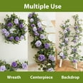 thumbnail image 5 of PALIFEUR Rose Flower Garland, 66.8 Inch Fall Decor Garland Artificial Eucalyptus Rose Garland Elegant Autumn Garland for Fall Wedding Holiday Party Outdoor Indoor Decorations, 5 of 5