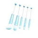 thumbnail image 3 of Juego de 5 brochas de maquillaje con cuentas para corrector profesional y contorno DIY Azul, 3 of 9
