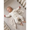 thumbnail image 5 of Cenuakty Baby Knit Romper Stylish Giraffe Embroidery Round Neck Long Sleeve Infant Sweater Jumpsuit Newborn Clothes, 5 of 9