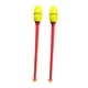 thumbnail image 3 of Accesorios de baile para gimnasia, mazas rítmicas conectables de 45,5 cm, agarre fácil para entrenamiento cabeza amarilla vara roja, 3 of 9