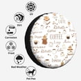 thumbnail image 6 of Kll Coffee Tire Cover,Universal Wheel Tire Cover For Trailer, Rv, Suv, Truck,Camper And Many Vehicle,(14 Inch), 6 of 7