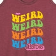thumbnail image 3 of Barbie The Movie - Weird Stack - Women's Racerback Tank Top, 3 of 5