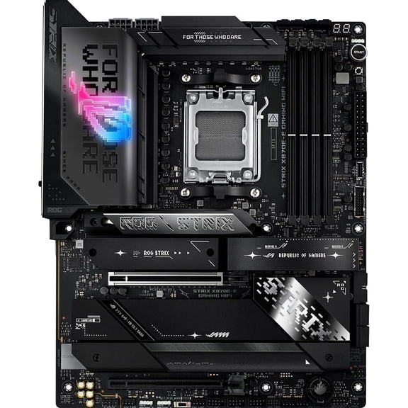 ASUS ROG Strix X870E-E Gaming WiFi AMD AM5 ATX Motherboard - ROGSTRIXX870E-EGAMIN