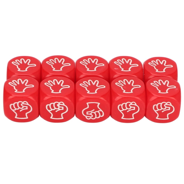 Juego de dados para adivinar los dedos juego educativo de 10 Uds De color brillante ANGGREK Otros