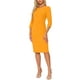 thumbnail image 4 of Vestido Vintage para Mujer INSPIRE CHIC de Manga 3/4, Vestidos Sheath para Trabajar XL Amarillo Brillante, 4 of 6