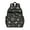 Black-48, variant on Mystical Goth Students Backpack with Cosmic Eclipse and Lunar Constellation Art, Ethereal Sunburst Print, Adjustable Straps and Spacious for and School