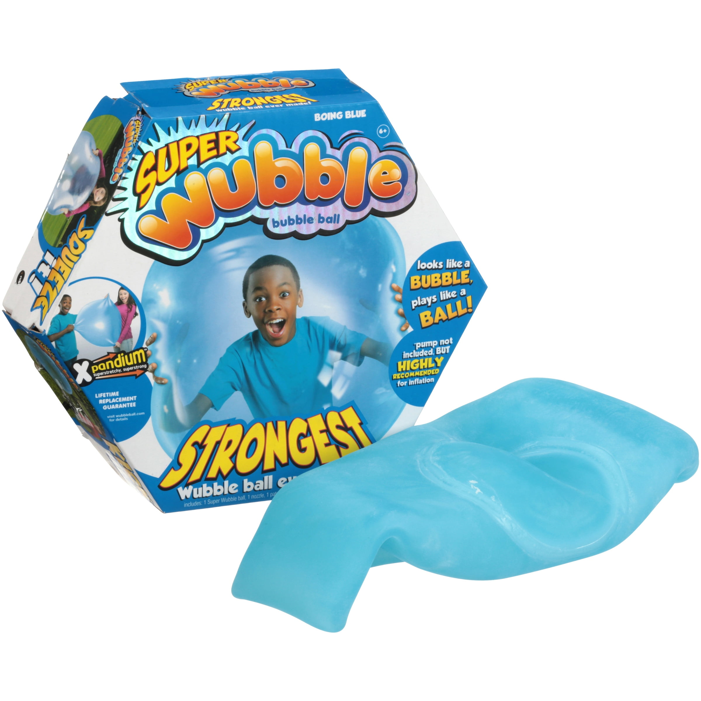 72060-1 Details about   The Amazing WUBBLE Bubble Ball Air Pump Battery Operated No Nozzle 