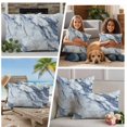 thumbnail image 5 of Abstract Marble Outdoor Waterproof Pillow Covers, Modern Ink Painted Minimalism Art Decorative Square Throw Pillowcase Sofa Cushion Sham for Patio/Couch/Chair, 16"x16" 2 Pack, 5 of 8