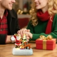 thumbnail image 4 of REK Resin Luminous Desktop With Santa And Deer Warm Scene Festive Atmosphere, 4 of 6
