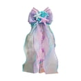 thumbnail image 4 of YUEHUA Girls Hair Clips with Long Fabric Ribbon Bows for Party Decoration, Paired with Mermaid Swimsuit, 4 of 6